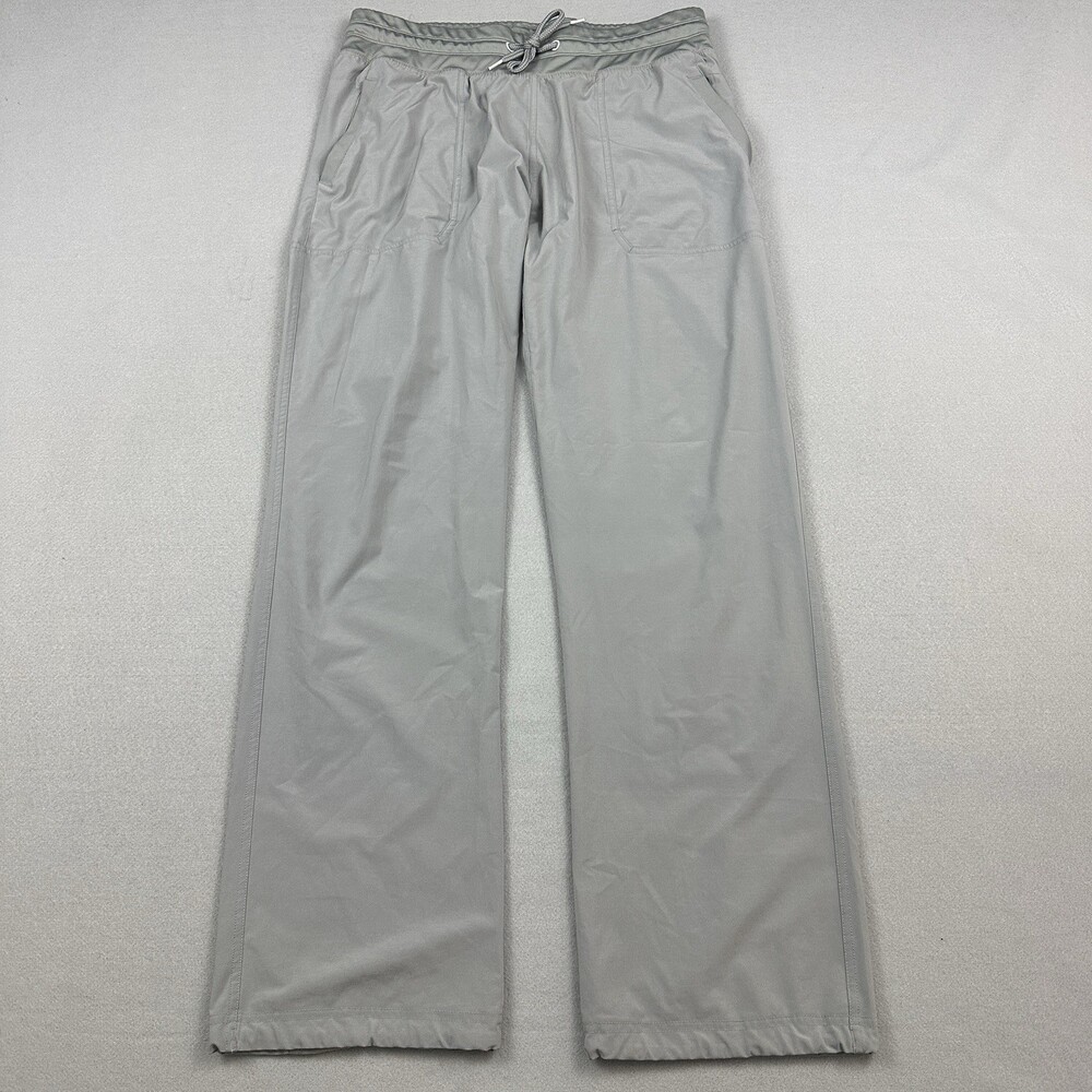 Free Fly Pants Women XL Gray Straight Hiking Outdoor Gorpcore Stretch Drawstring